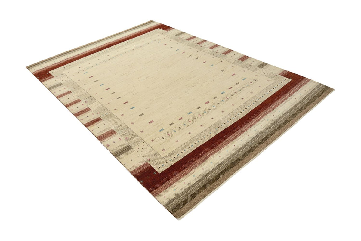 Gabbeh-mattan - Loribaft Indus - 243 x 171 cm - ljusbeige