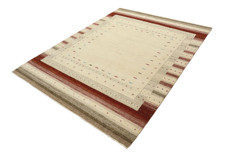 Gabbeh-mattan - Loribaft Indus - 229 x 174 cm - ljusbeige