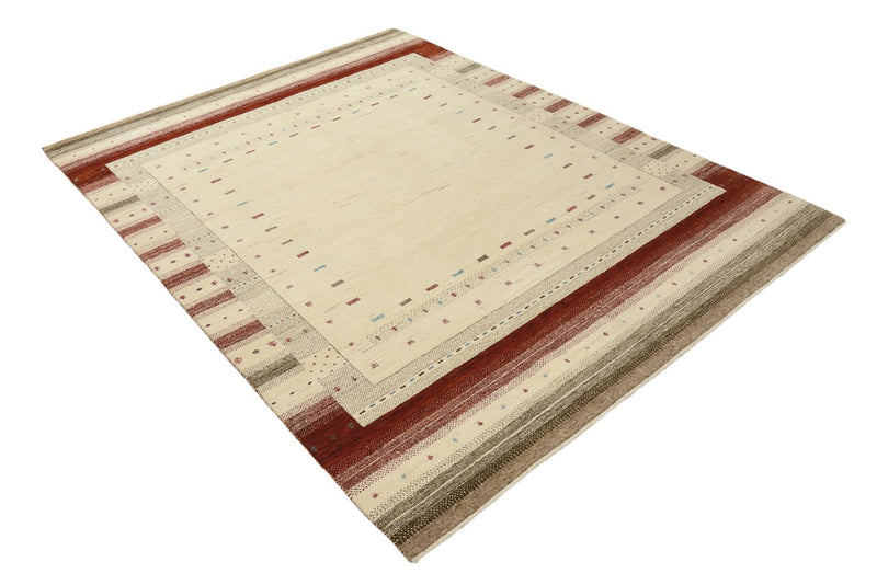Gabbeh-mattan - Loribaft Indus - 229 x 174 cm - ljusbeige