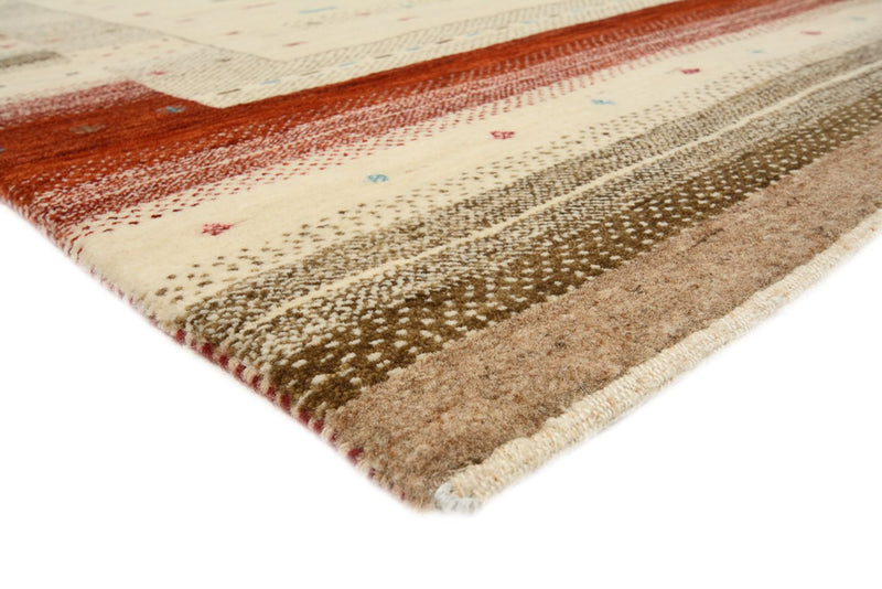 Gabbeh-mattan - Loribaft Indus - 229 x 174 cm - ljusbeige