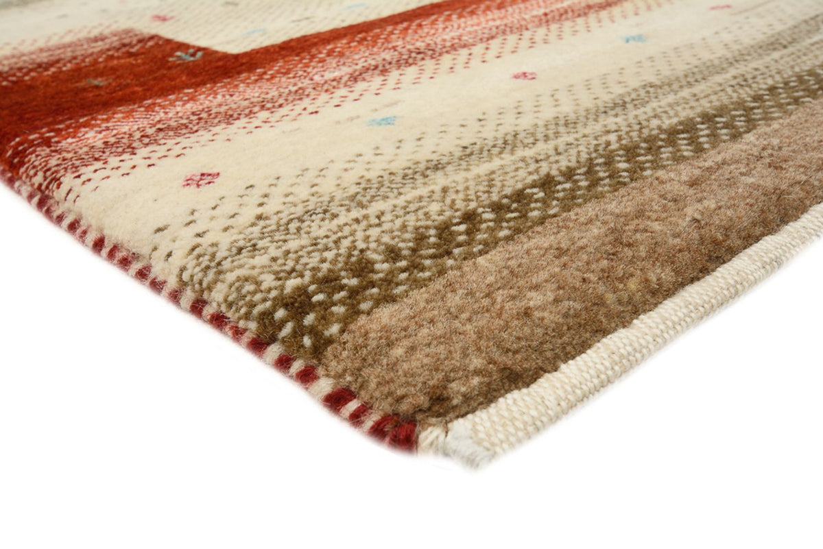 Gabbeh-mattan - Loribaft Indus - 199 x 158 cm - ljusbeige