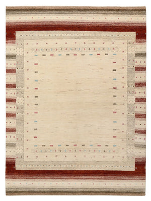 Gabbeh-mattan - Loribaft Indus - 205 x 152 cm - ljusbeige