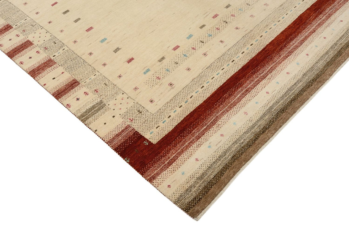 Gabbeh-mattan - Loribaft Indus - 205 x 152 cm - ljusbeige