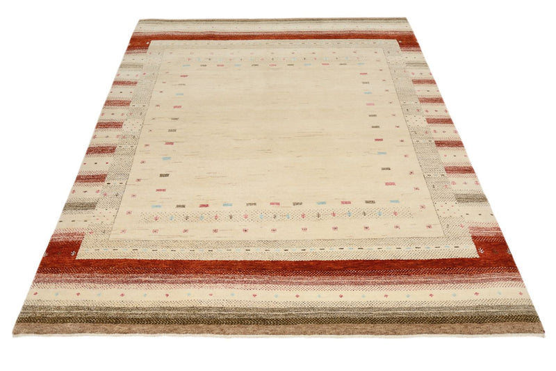 Gabbeh-mattan - Loribaft Indus - 205 x 152 cm - ljusbeige