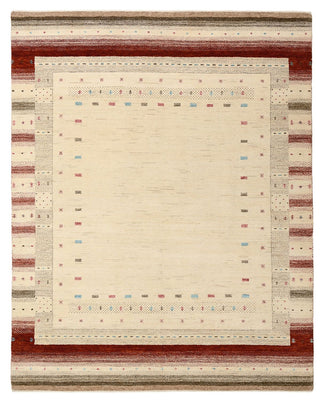 Gabbeh-mattan - Loribaft Indus - 198 x 156 cm - ljusbeige
