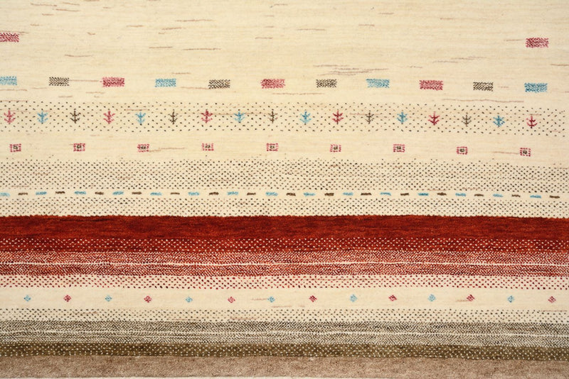 Gabbeh-mattan - Loribaft Indus - 194 x 154 cm - ljusbeige