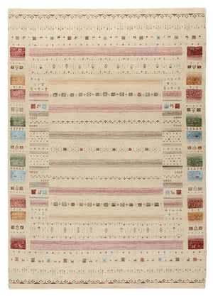 Gabbeh-mattan - Loribaft Indus - 246 x 174 cm - ljusbeige