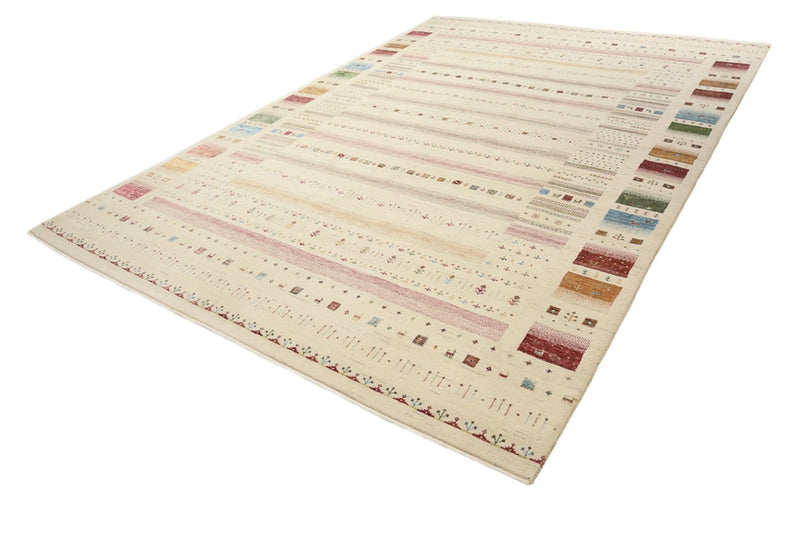 Gabbeh-mattan - Loribaft Indus - 356 x 251 cm - ljusbeige