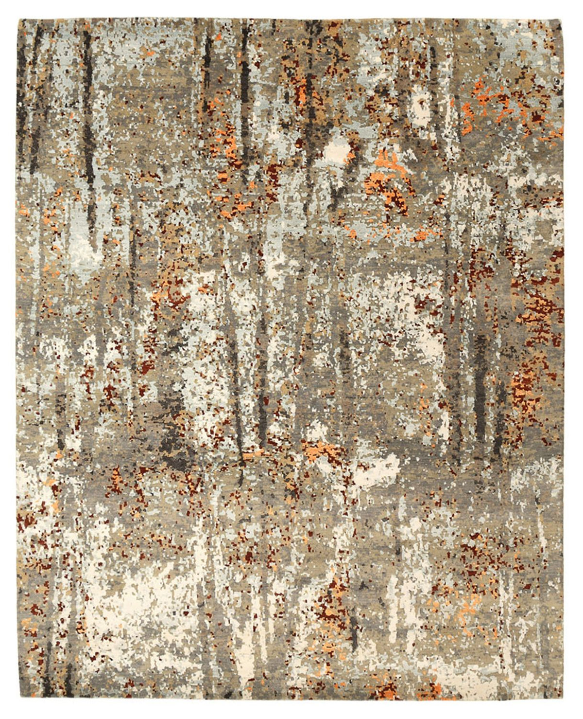 Designermatta - 308 x 247 cm - flerfärgad