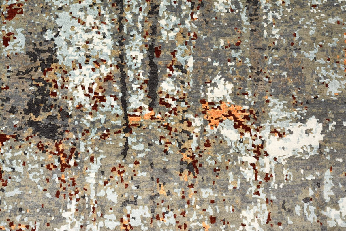 Designermatta - 308 x 247 cm - flerfärgad