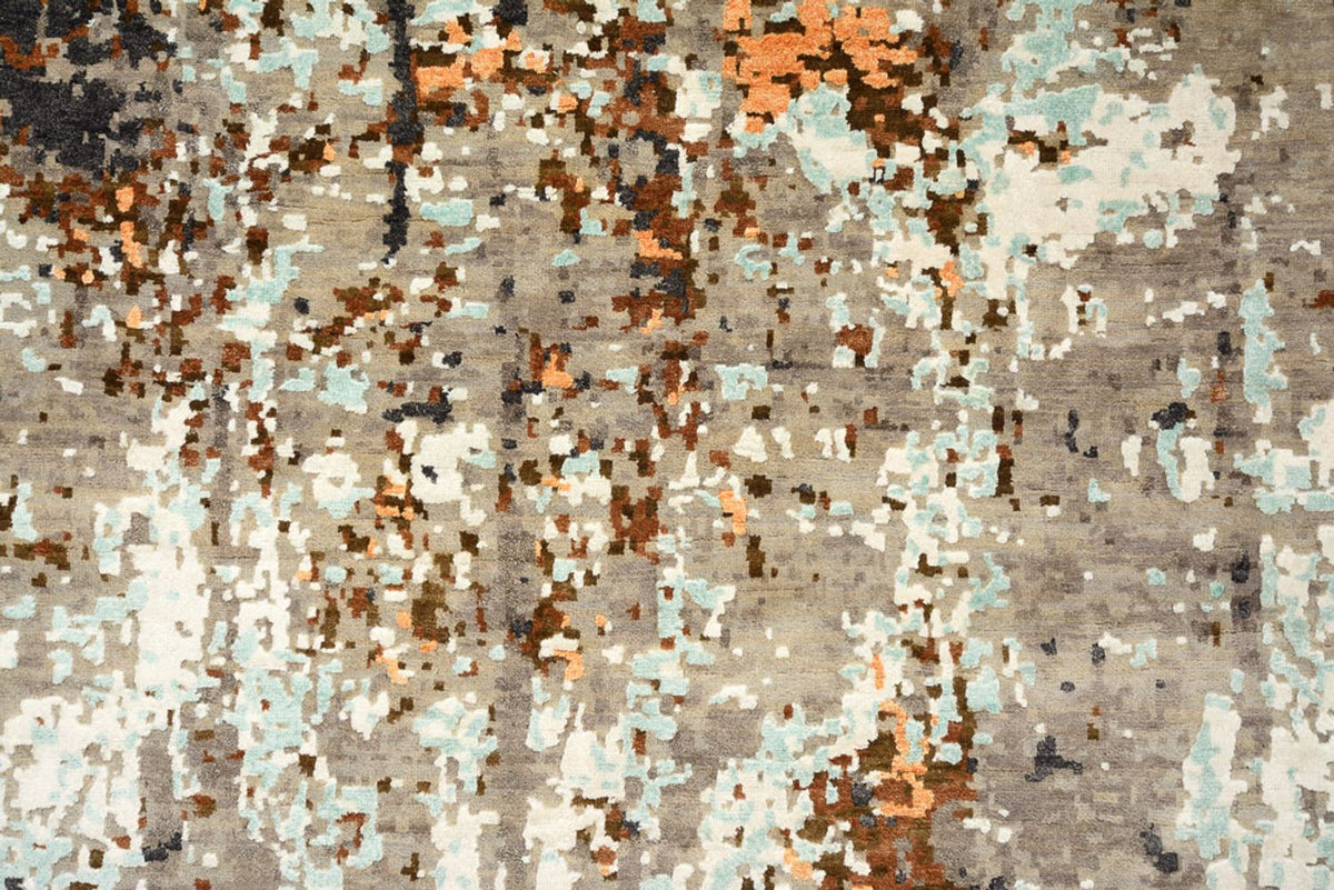 Designermatta - 361 x 277 cm - flerfärgad