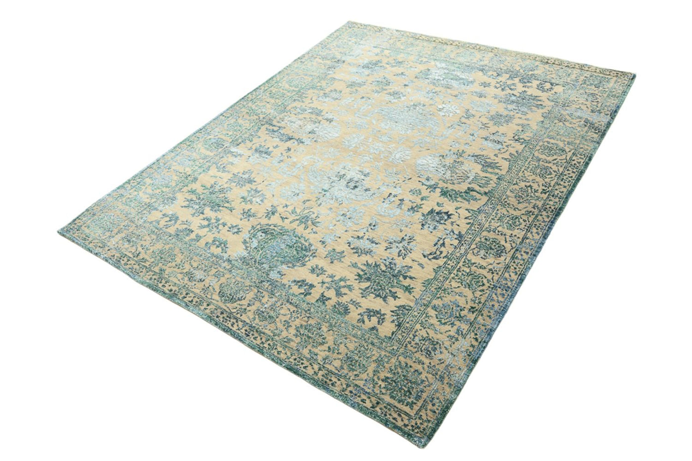 Designermatta - 201 x 155 cm - ljusbeige