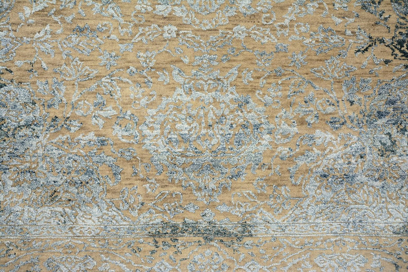 Designermatta - 197 x 145 cm - karamell