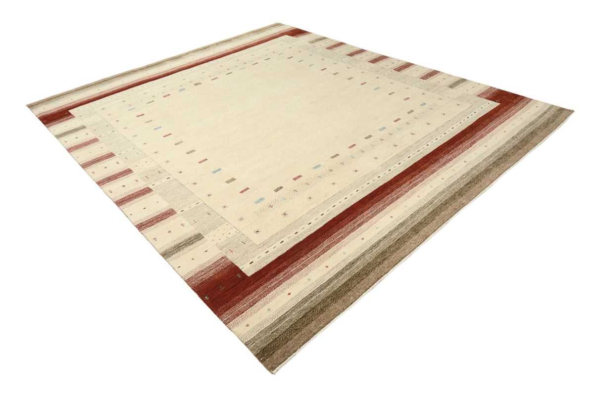Gabbeh-mattan - Loribaft Indus - 300 x 254 cm - ljusbeige