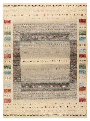 Gabbeh-mattan - Loribaft Indus - 244 x 177 cm - ljusbeige