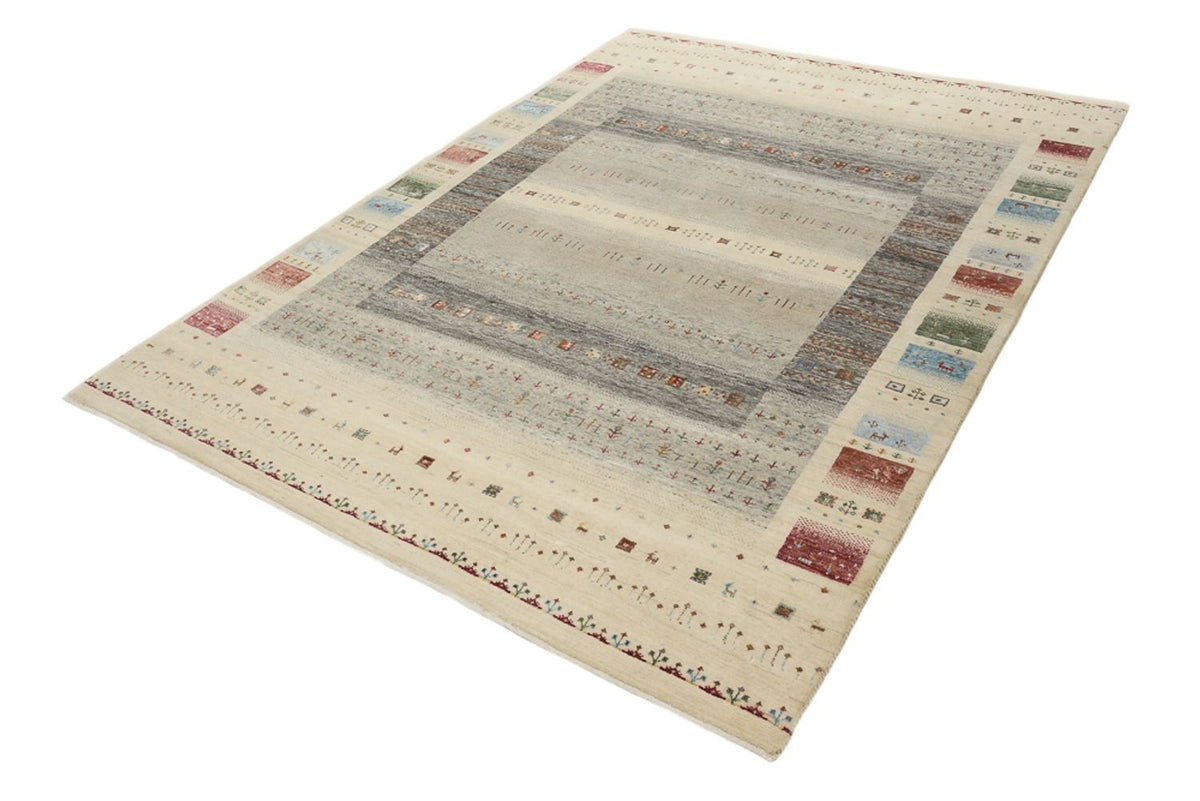 Gabbeh-mattan - Loribaft Indus - 244 x 177 cm - ljusbeige