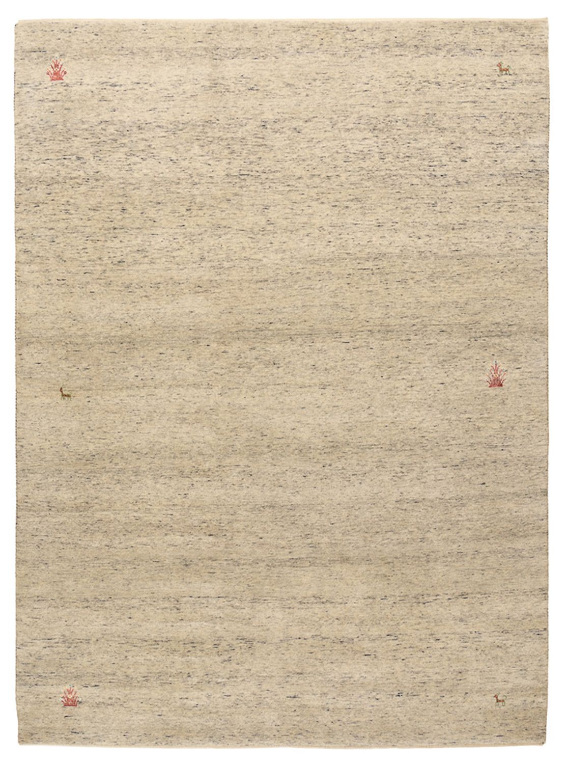 Gabbeh-mattan - Loribaft Indus - 238 x 175 cm - ljusbeige