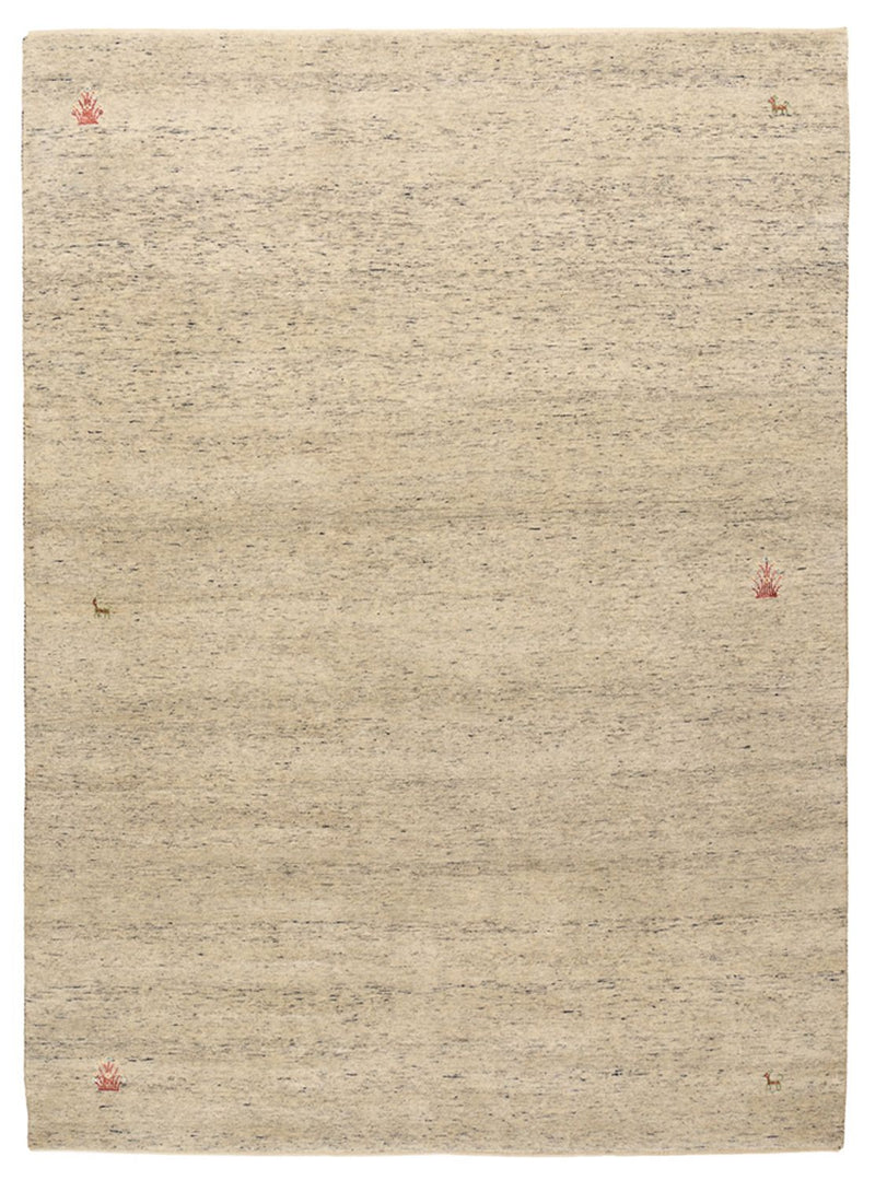 Gabbeh-mattan - Loribaft Indus - 238 x 175 cm - ljusbeige