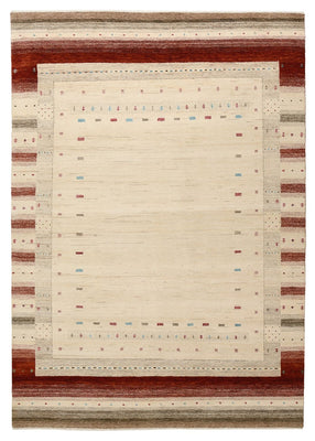 Gabbeh-mattan - Loribaft Indus - 239 x 169 cm - ljusbeige