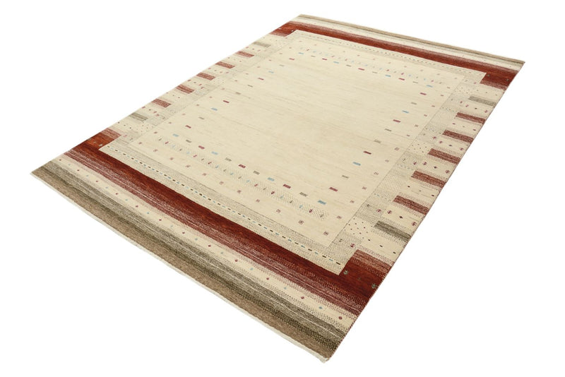 Gabbeh-mattan - Loribaft Indus - 239 x 169 cm - ljusbeige