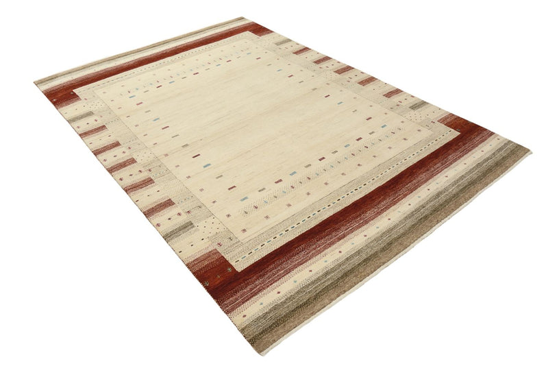 Gabbeh-mattan - Loribaft Indus - 239 x 169 cm - ljusbeige