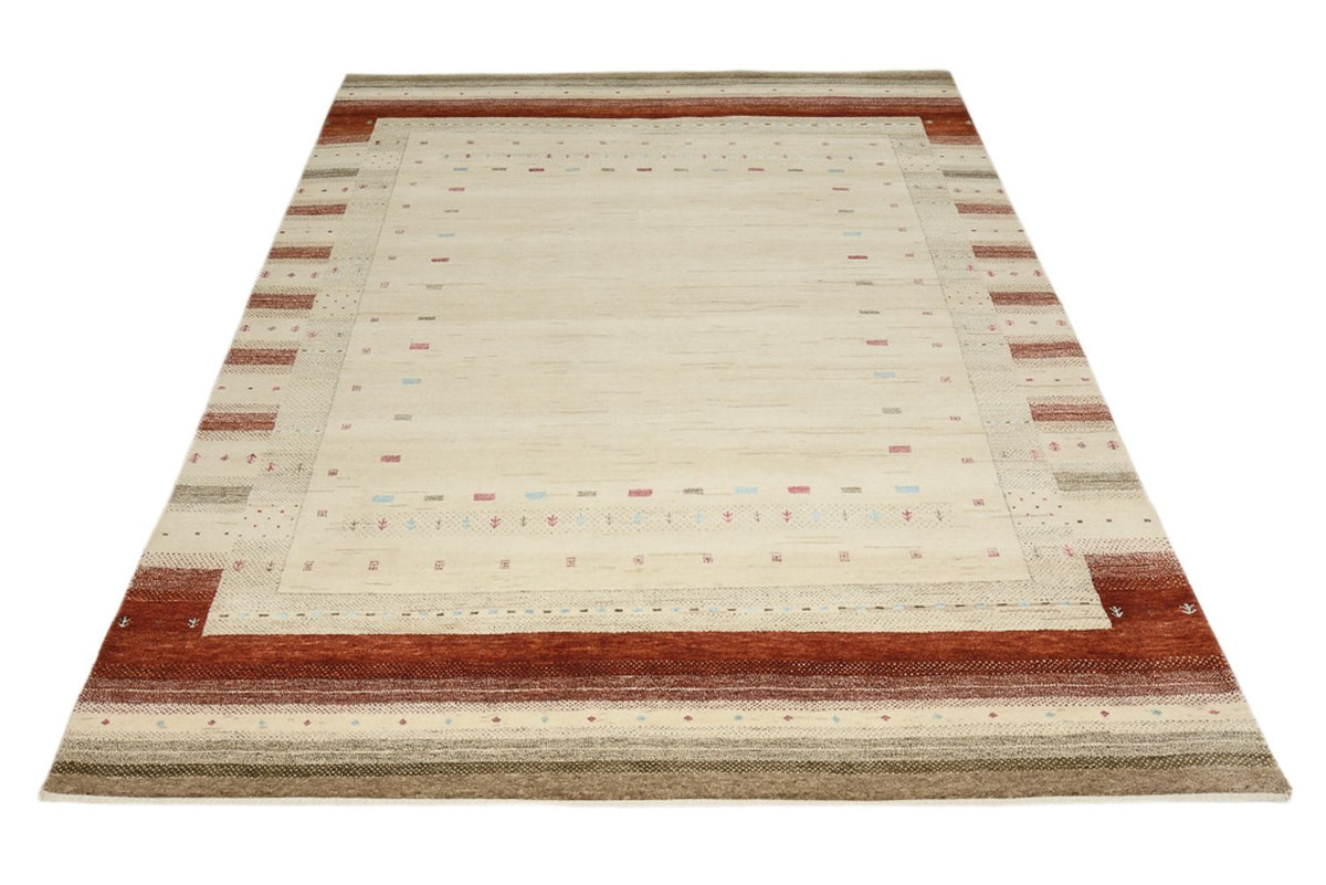 Gabbeh-mattan - Loribaft Indus - 239 x 169 cm - ljusbeige