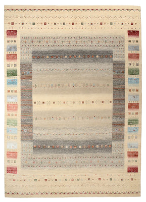 Gabbeh-mattan - Loribaft Indus - 351 x 248 cm - ljusbeige