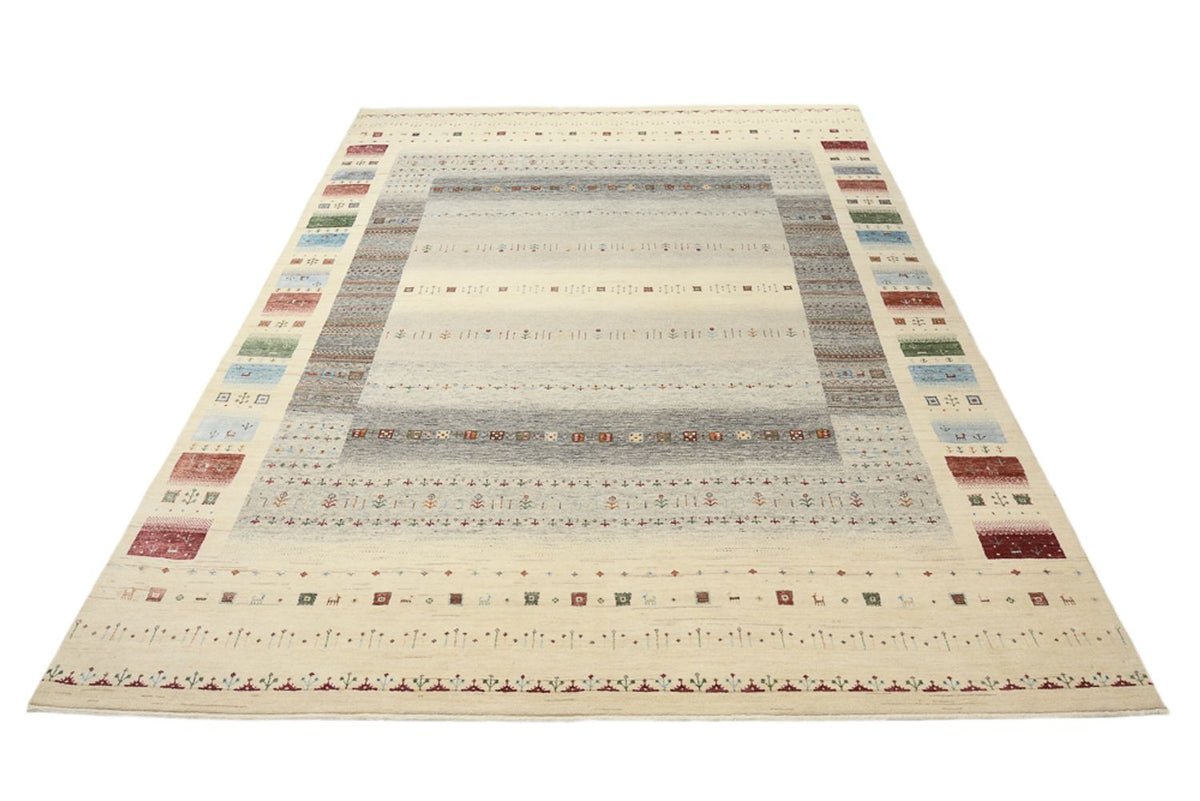Gabbeh-mattan - Loribaft Indus - 351 x 248 cm - ljusbeige