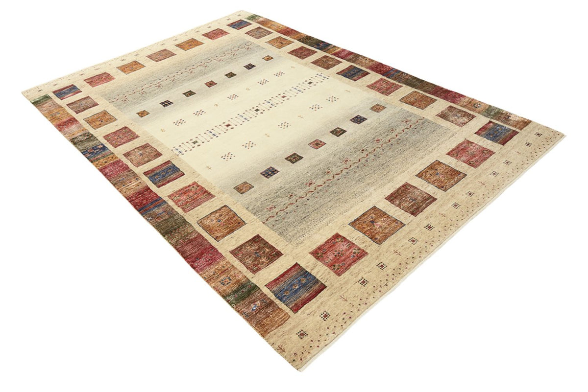 Gabbeh-mattan - Loribaft Indus - 244 x 172 cm - flerfärgad