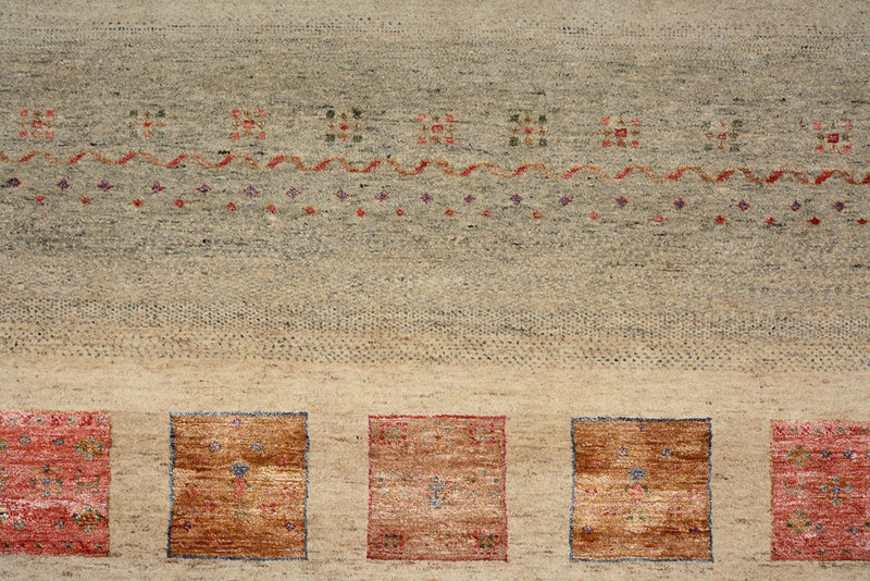 Gabbeh-mattan - Loribaft Indus - 302 x 205 cm - flerfärgad