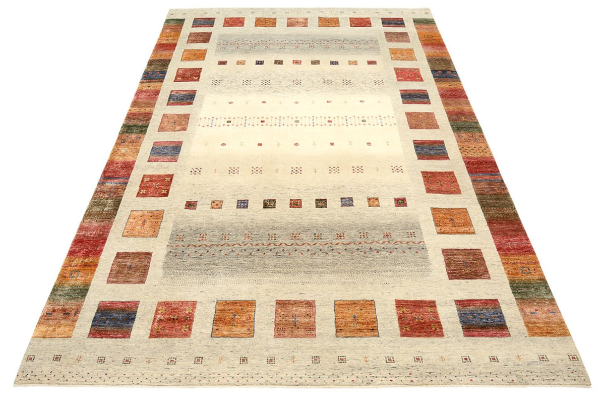 Gabbeh-mattan - Loribaft Indus - 348 x 250 cm - flerfärgad