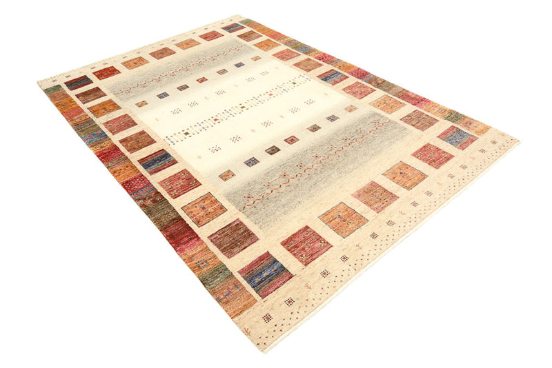 Gabbeh-mattan - Loribaft Indus - 244 x 175 cm - flerfärgad