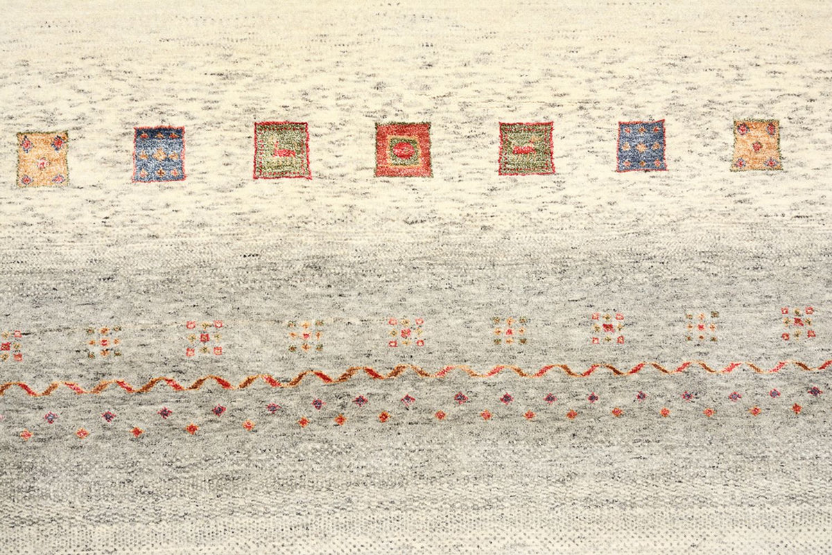 Gabbeh-mattan - Loribaft Indus - 341 x 248 cm - flerfärgad