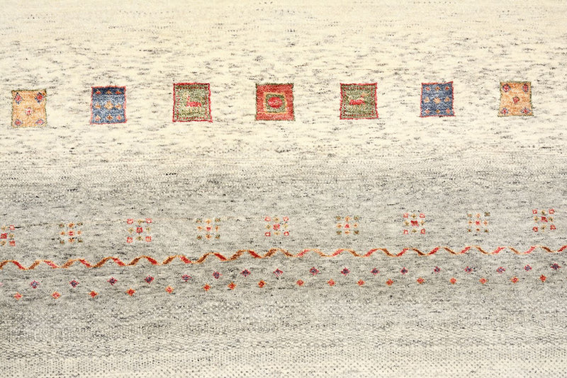 Gabbeh-mattan - Loribaft Indus - 341 x 248 cm - flerfärgad