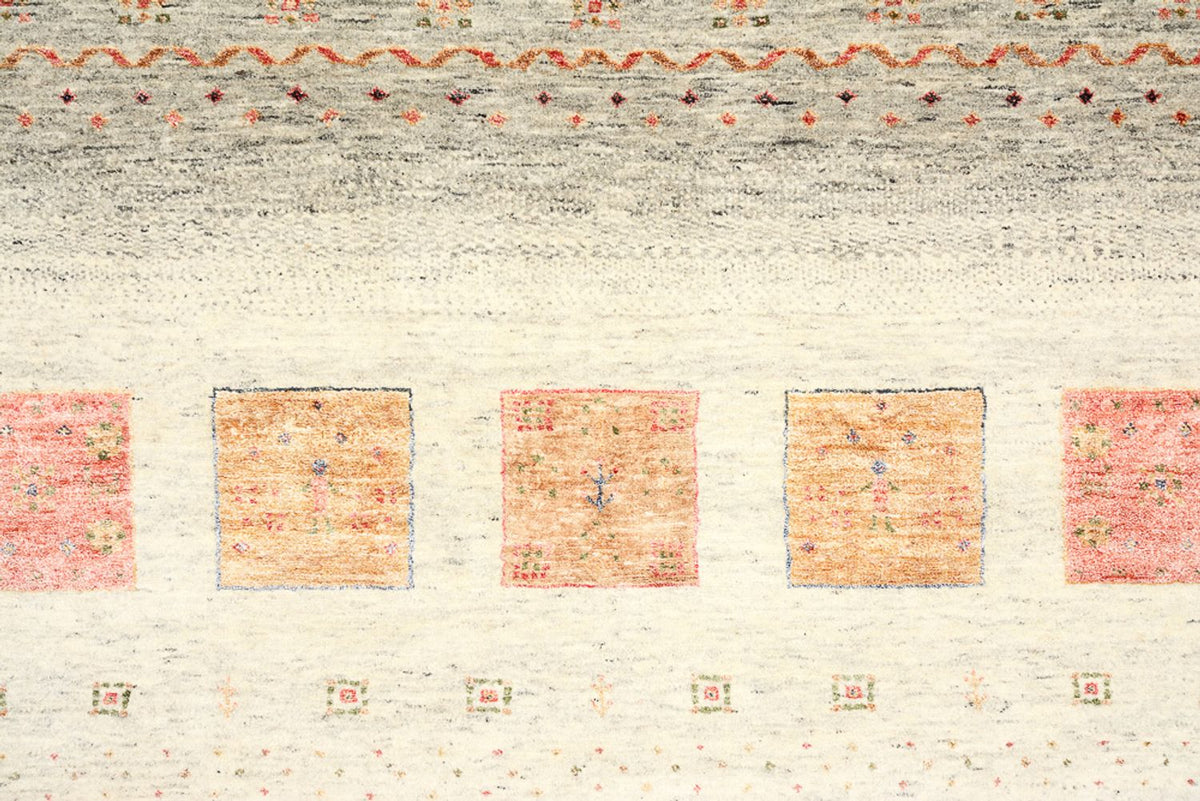 Gabbeh-mattan - Loribaft Indus - 302 x 206 cm - flerfärgad