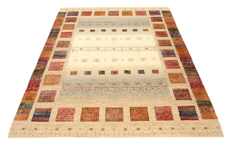Gabbeh-mattan - Loribaft Indus - 205 x 153 cm - flerfärgad