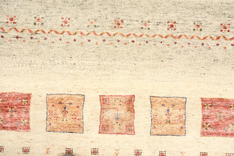 Gabbeh-mattan - Loribaft Indus - 241 x 164 cm - flerfärgad