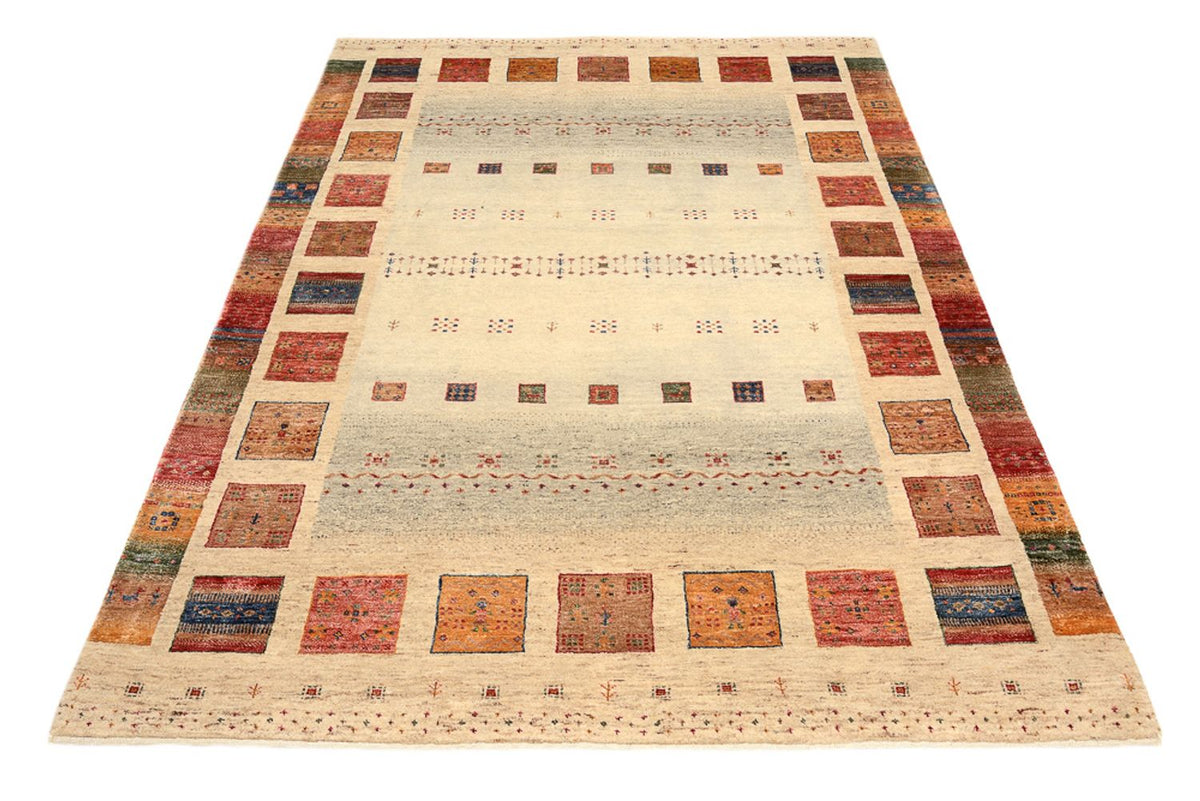 Gabbeh-mattan - Loribaft Indus - 207 x 148 cm - flerfärgad