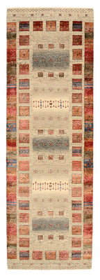 Runner Gabbeh-mattan - Loribaft Indus - 247 x 82 cm - flerfärgad