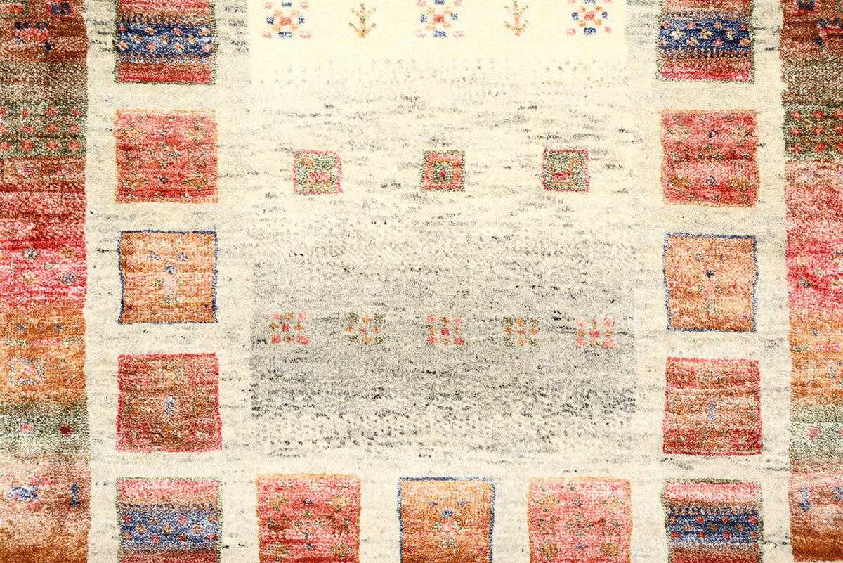 Gabbeh-mattan - Loribaft Indus - 139 x 76 cm - flerfärgad