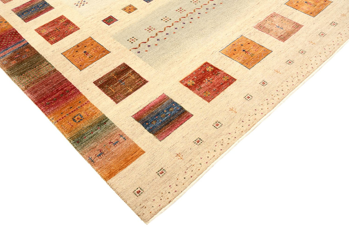 Gabbeh-mattan - Loribaft Indus - 345 x 247 cm - flerfärgad