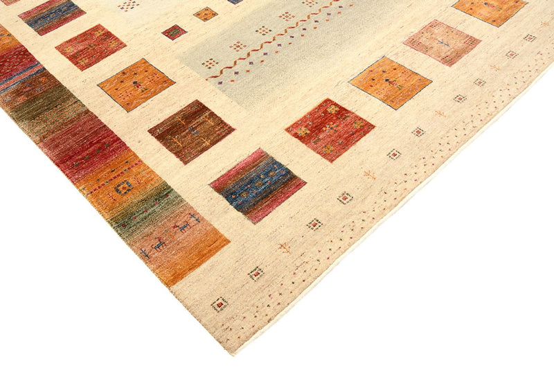Gabbeh-mattan - Loribaft Indus - 345 x 247 cm - flerfärgad