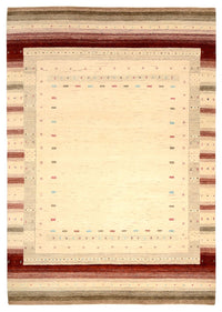 Gabbeh-mattan - Loribaft Indus - 299 x 210 cm - ljusbeige