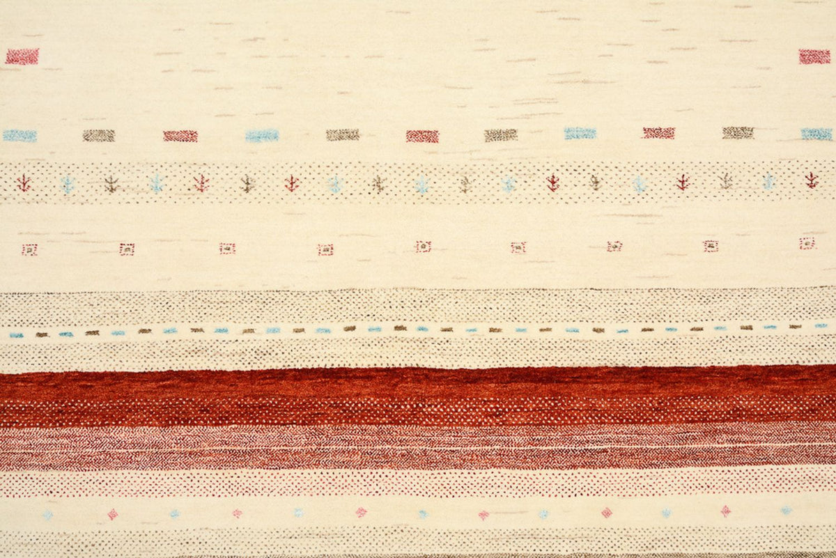 Gabbeh-mattan - Loribaft Indus - 299 x 210 cm - ljusbeige