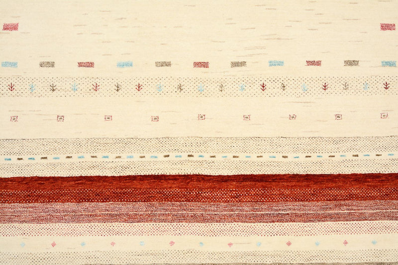 Gabbeh-mattan - Loribaft Indus - 299 x 210 cm - ljusbeige