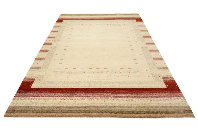 Gabbeh-mattan - Loribaft Indus - 299 x 210 cm - ljusbeige