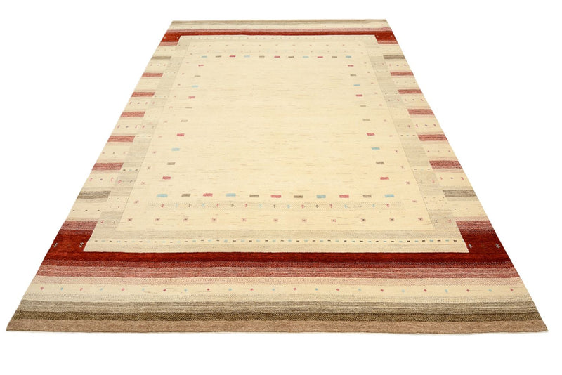 Gabbeh-mattan - Loribaft Indus - 349 x 251 cm - ljusbeige