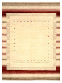 Gabbeh-mattan - Loribaft Indus - 342 x 254 cm - ljusbeige