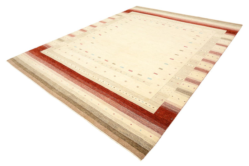 Gabbeh-mattan - Loribaft Indus - 342 x 254 cm - ljusbeige