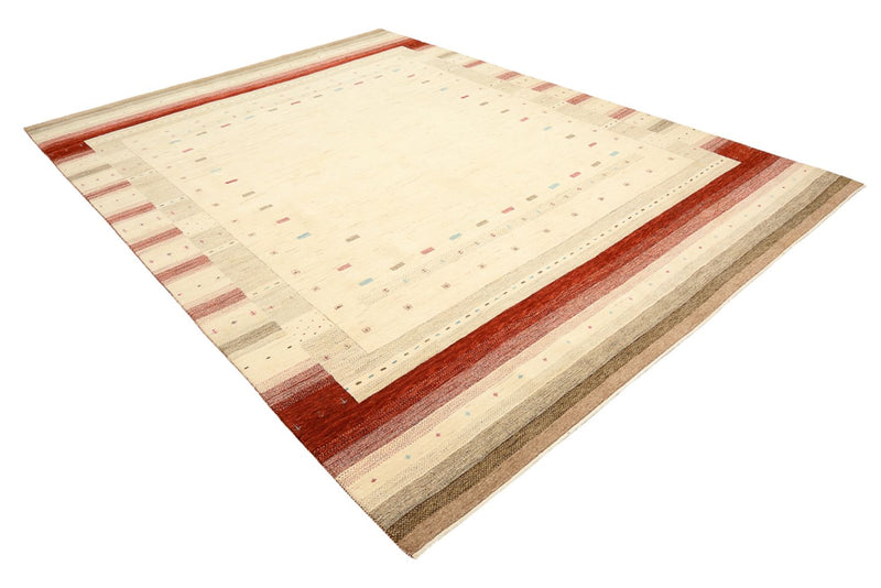 Gabbeh-mattan - Loribaft Indus - 342 x 254 cm - ljusbeige